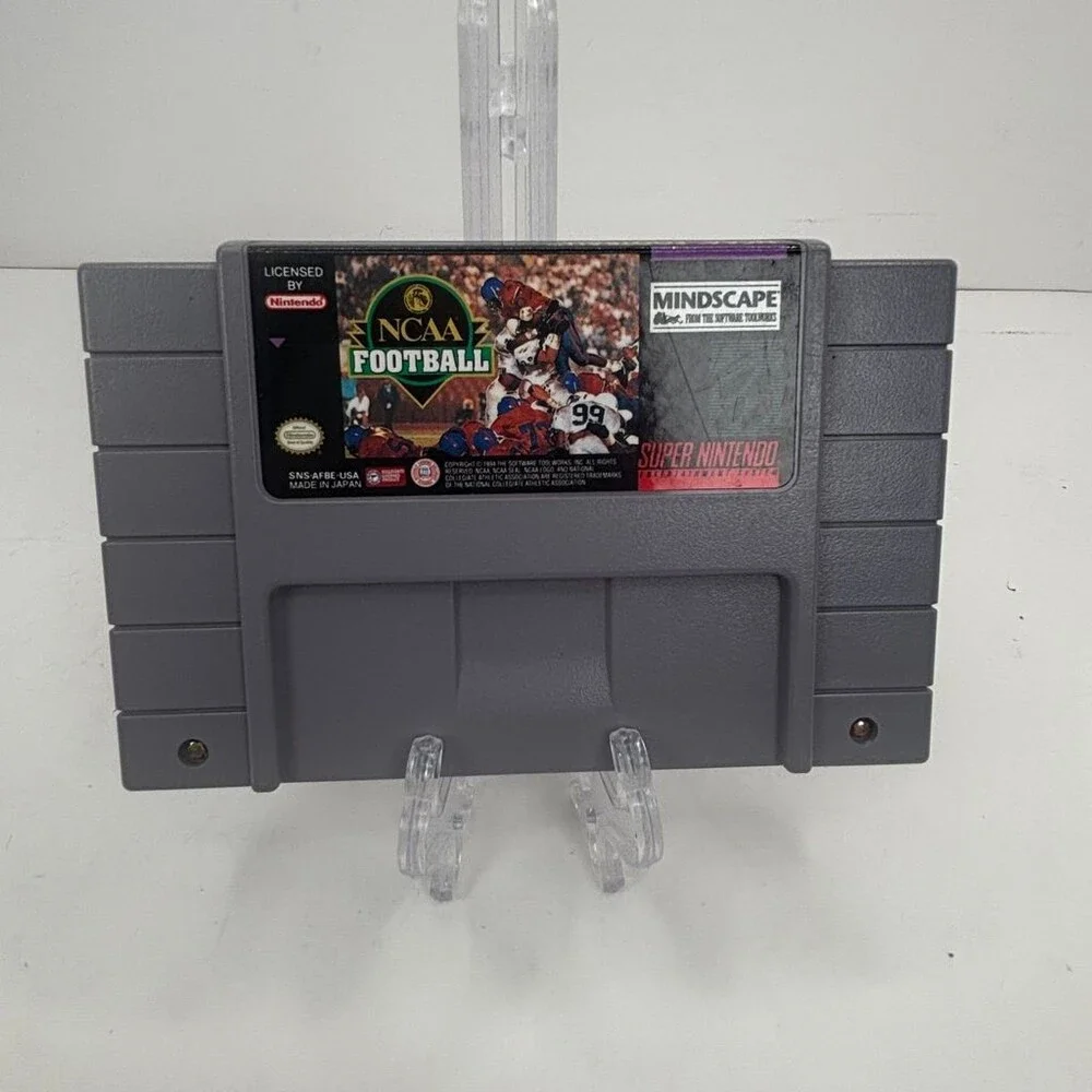 NCAA Football SNES (Super Nintendo, 1994) Mindscape Cartridge Only